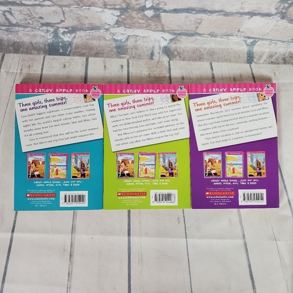 2/$25 Scholastic Candy Apple Books Set of 3 - Picture 6 of 11